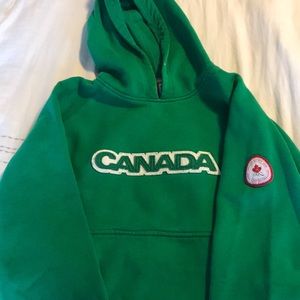 GREEN CANADA HOODIE